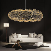 Celestra Cloud Lamp In IJzeren Art Deco Afwerking Met Sterachtige LED Dots