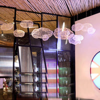 Celestra Cloud Lamp In IJzeren Art Deco Afwerking Met Sterachtige LED Dots