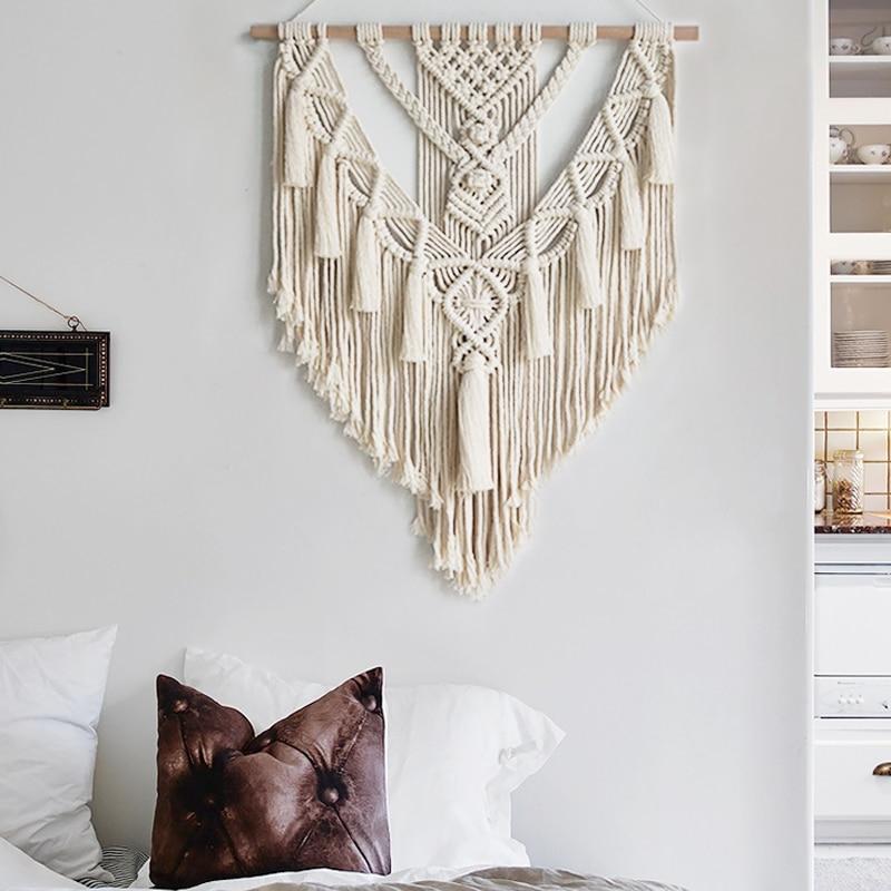 Boheemse Macramé Wandtapijt