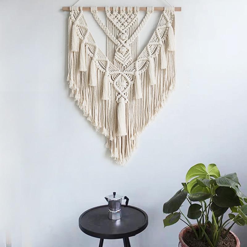 Boheemse Macramé Wandtapijt