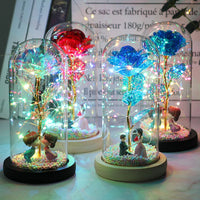 LuxeBloom Illuminated Rose | En fascinerende LED-rose, der bringer evig skønhed og fortryllelse til ethvert rum.