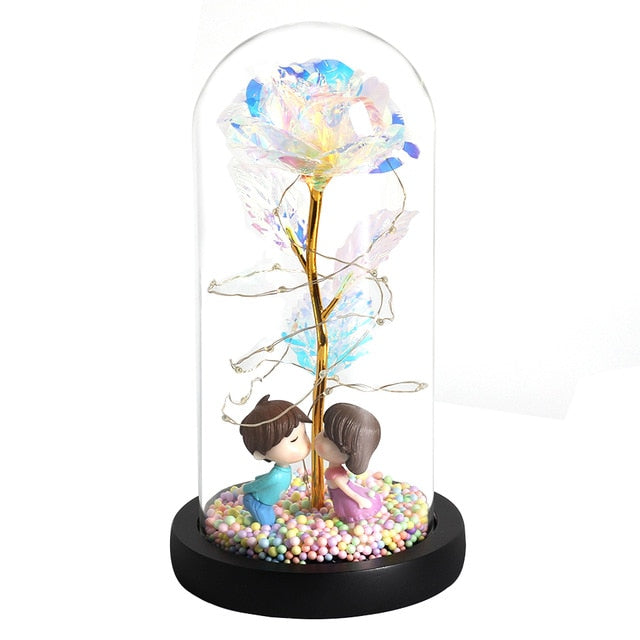 LuxeBloom Illuminated Rose | En fascinerende LED-rose, der bringer evig skønhed og fortryllelse til ethvert rum.