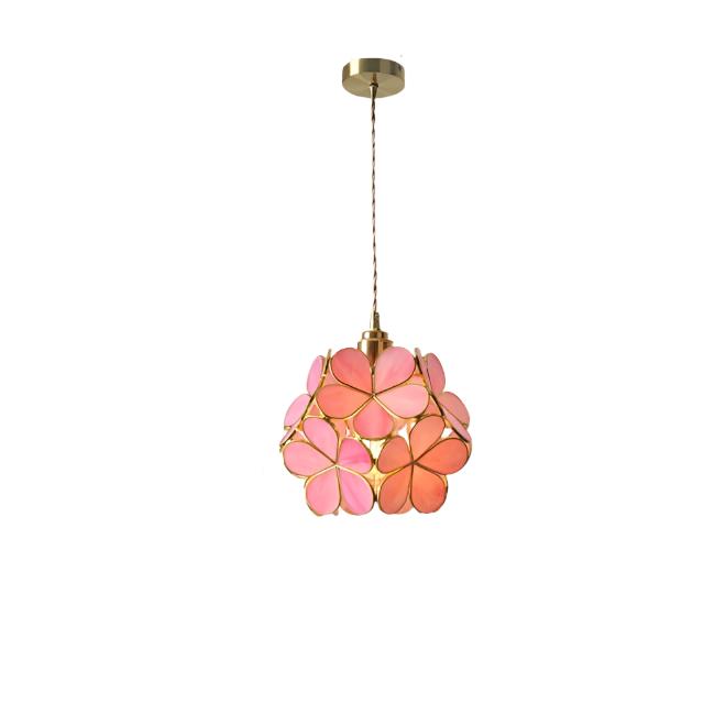 Bloeiende Nordic Bloem Glas Hanglamp