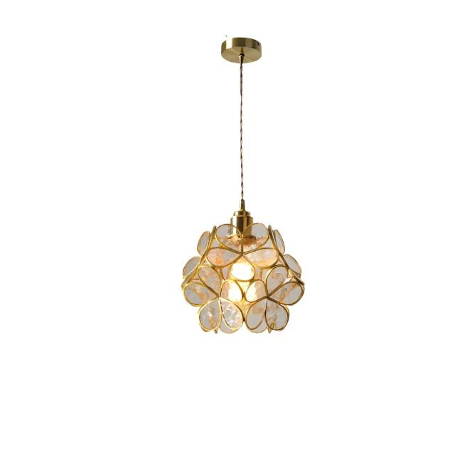 Bloeiende Nordic Bloem Glas Hanglamp
