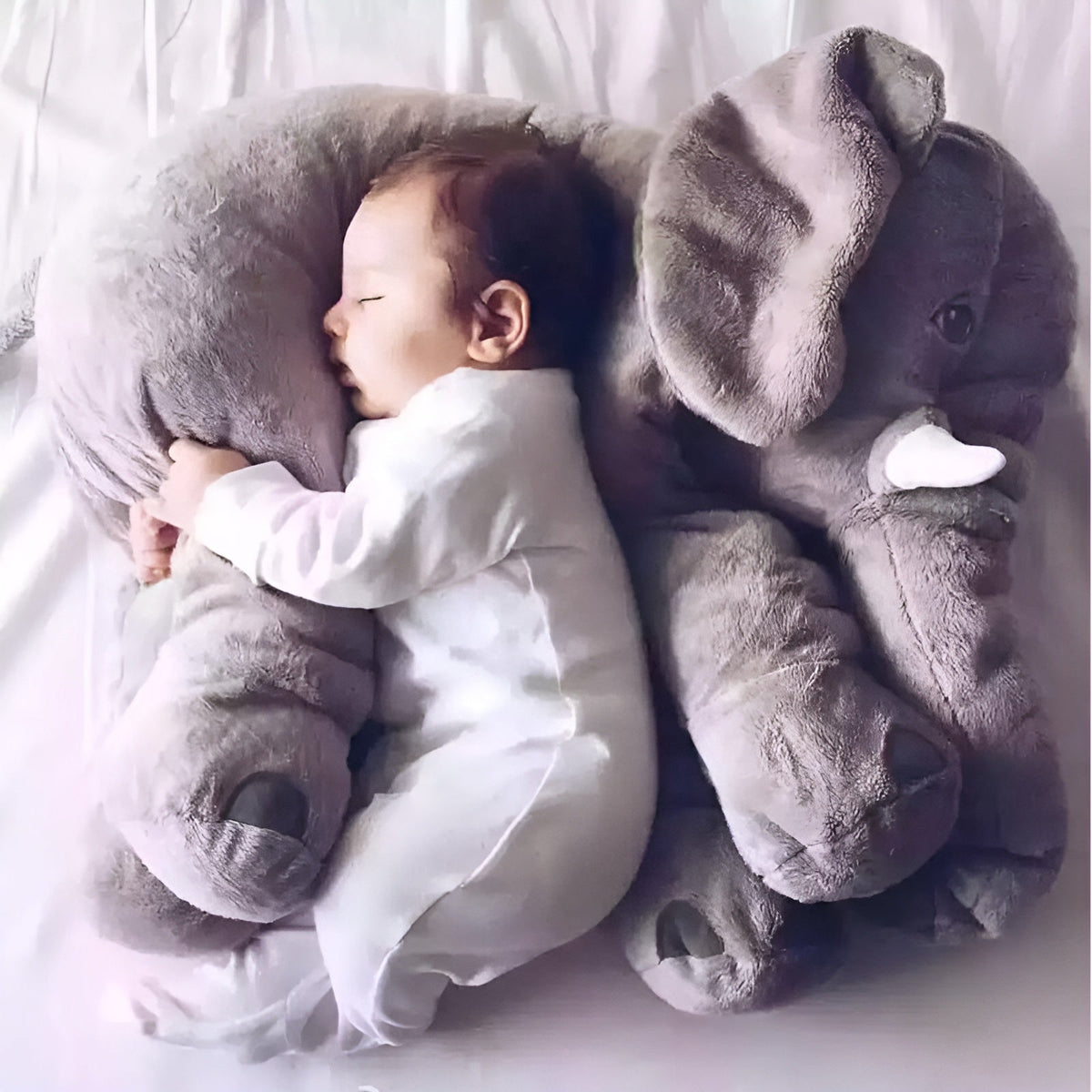 Knuffel Olifant | Groot kussen en knuffel olifant voor baby's en kinderen