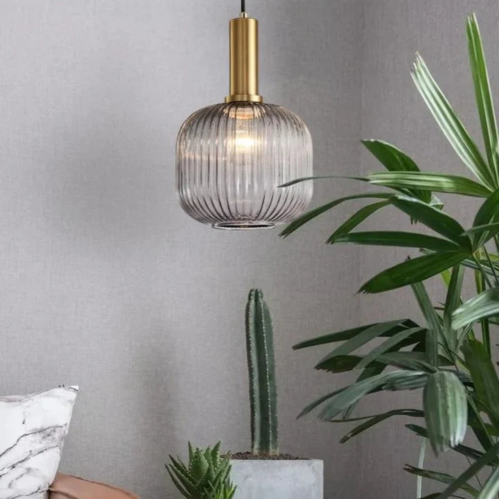 Nordic Kleurrijke Glazen Retro Hanglamp