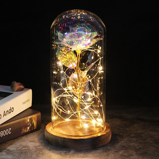 LuxeBloom Illuminated Rose | En fascinerende LED-rose, der bringer evig skønhed og fortryllelse til ethvert rum.