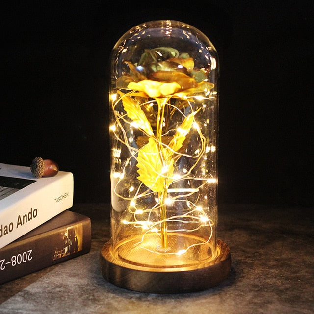 LuxeBloom Illuminated Rose | En fascinerende LED-rose, der bringer evig skønhed og fortryllelse til ethvert rum.