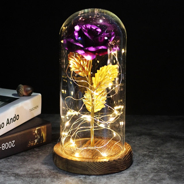 LuxeBloom Illuminated Rose | En fascinerende LED-rose, der bringer evig skønhed og fortryllelse til ethvert rum.