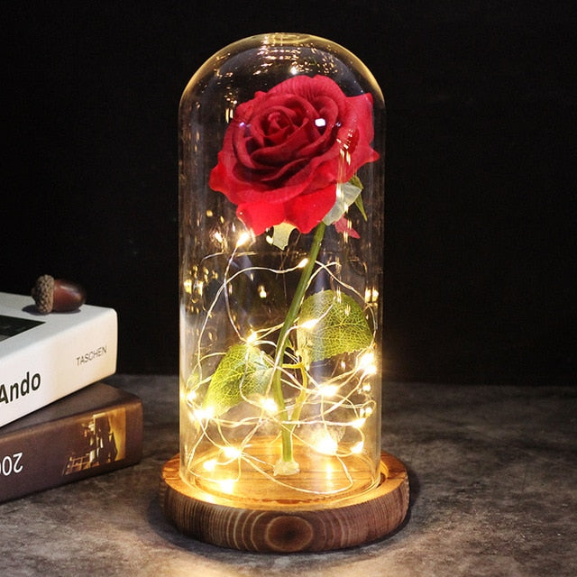 LuxeBloom Illuminated Rose | En fascinerende LED-rose, der bringer evig skønhed og fortryllelse til ethvert rum.