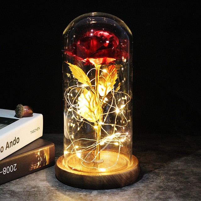 LuxeBloom Illuminated Rose | En fascinerende LED-rose, der bringer evig skønhed og fortryllelse til ethvert rum.