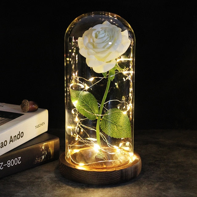 LuxeBloom Illuminated Rose | En fascinerende LED-rose, der bringer evig skønhed og fortryllelse til ethvert rum.