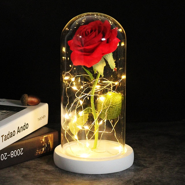 LuxeBloom Illuminated Rose | En fascinerende LED-rose, der bringer evig skønhed og fortryllelse til ethvert rum.