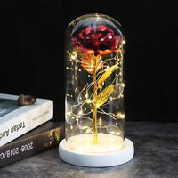 LuxeBloom Illuminated Rose | En fascinerende LED-rose, der bringer evig skønhed og fortryllelse til ethvert rum.