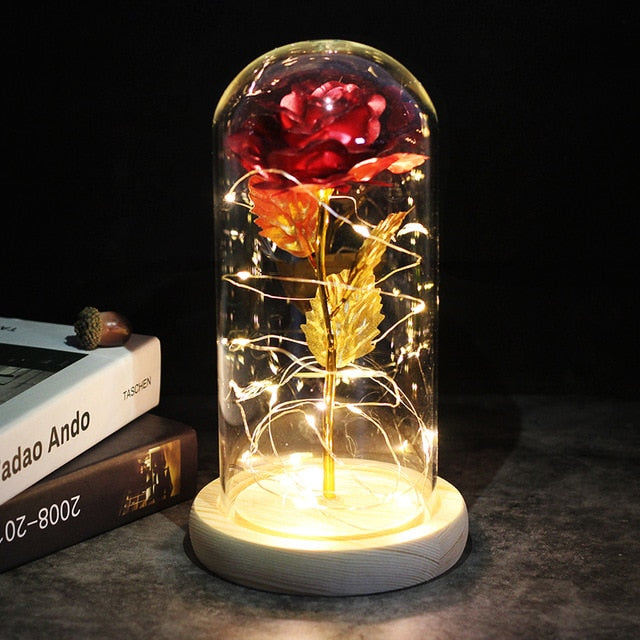 LuxeBloom Illuminated Rose | En fascinerende LED-rose, der bringer evig skønhed og fortryllelse til ethvert rum.