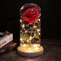 LuxeBloom Illuminated Rose | En fascinerende LED-rose, der bringer evig skønhed og fortryllelse til ethvert rum.