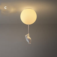 Ballonbeer Plafondlamp | Speelse Beren Ontwerp