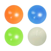 StickyBalls | Gooi het op een muur of plafond en kijk hoe het blijft plakken, plet en oplicht