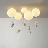 Ballonbeer Plafondlamp | Speelse Beren Ontwerp