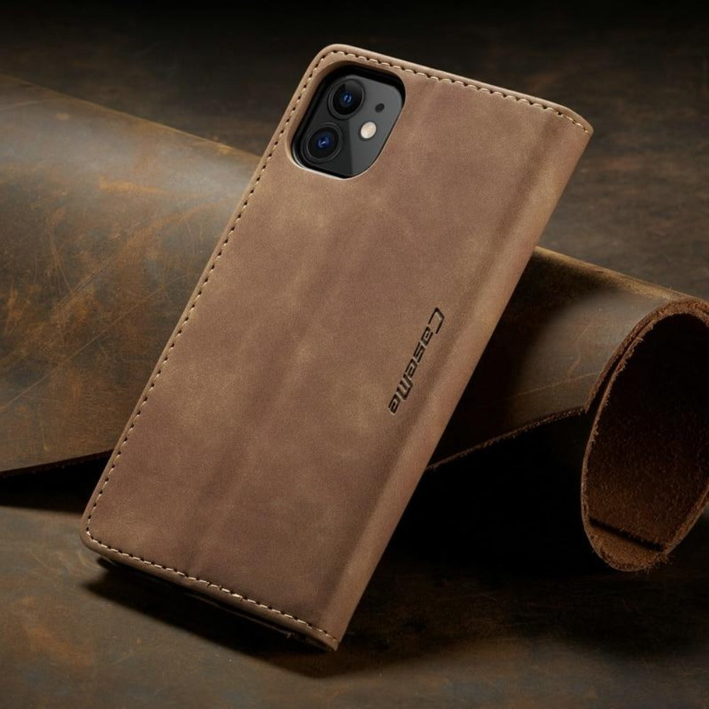 Magnetische Flip Wallet Case voor iPhone