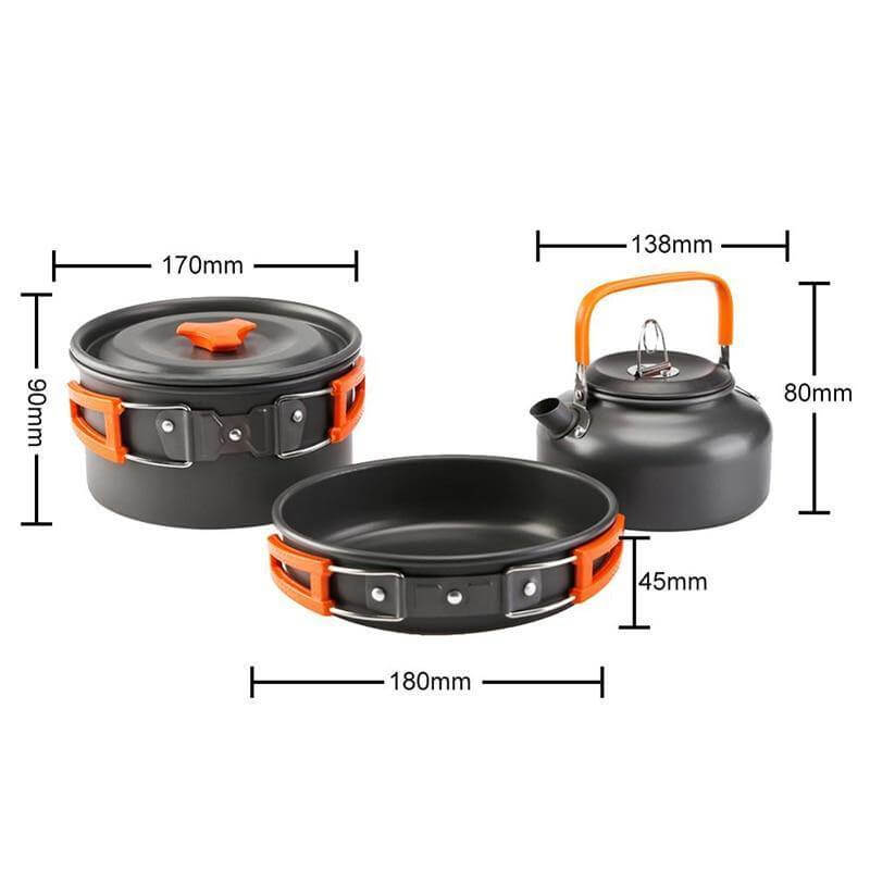 Mini Opvouwbare Campingtafelset | Brehn