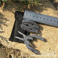 6in1 Vouwbaar Reis Camping Sleutelhanger Gereedschapset | Brehn