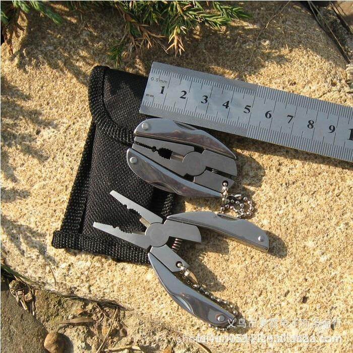 6in1 Vouwbaar Reis Camping Sleutelhanger Gereedschapset | Brehn