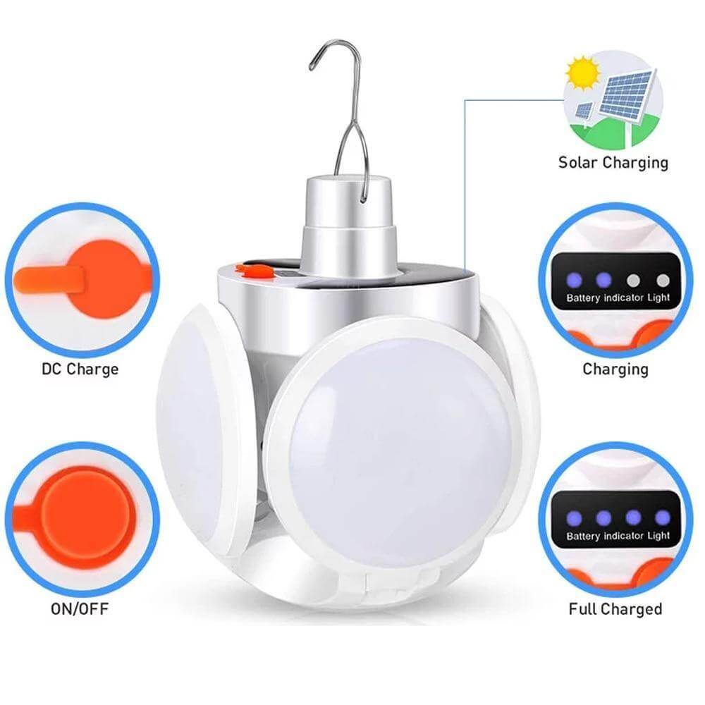 Waterdichte oplaadbare Solar-Campinglamp | Brehn