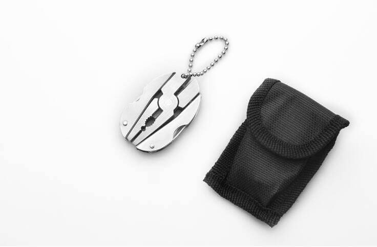 6in1 Vouwbaar Reis Camping Sleutelhanger Gereedschapset | Brehn