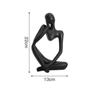 Noordse Abstracte Unieke Denker Beeldje Woondecoratie