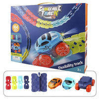 Magnetische racebaan speelgoed | Flexibele en creatieve autobaan voor eindeloos speelplezier