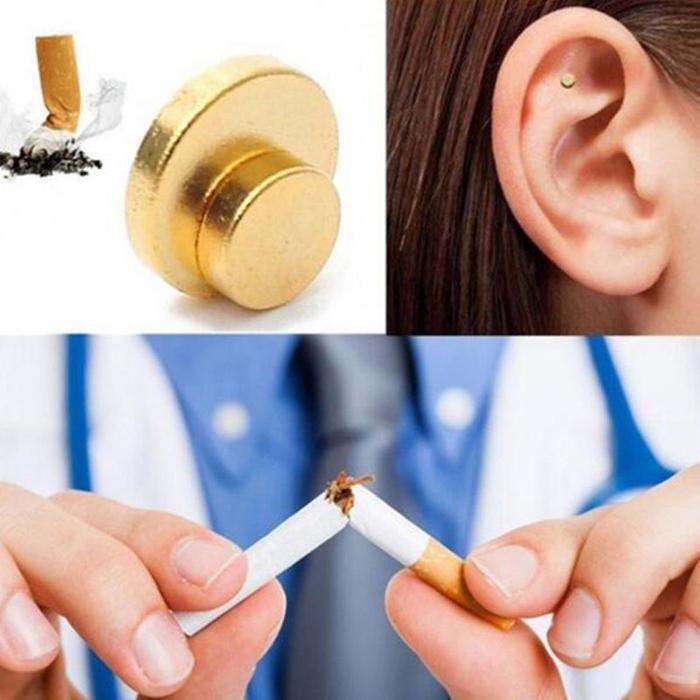 Miracle Anti-Rook Magnetische Patch Oor Magnet Stop Zigaretten Rook Stop