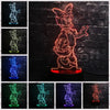 ToonLuxe 3D Nachtlampje | Levendige Mickey & Minnie LED slaapkamerlamp met afstandsbediening