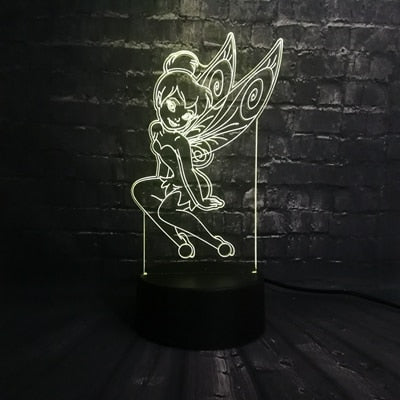 ToonLuxe 3D Nachtlampje | Levendige Mickey & Minnie LED slaapkamerlamp met afstandsbediening
