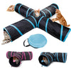 Kitty Speeltunnel | Interactieve tunnel voor katten Stimuleert spelen en ontdekken voor katten van alle leeftijden.