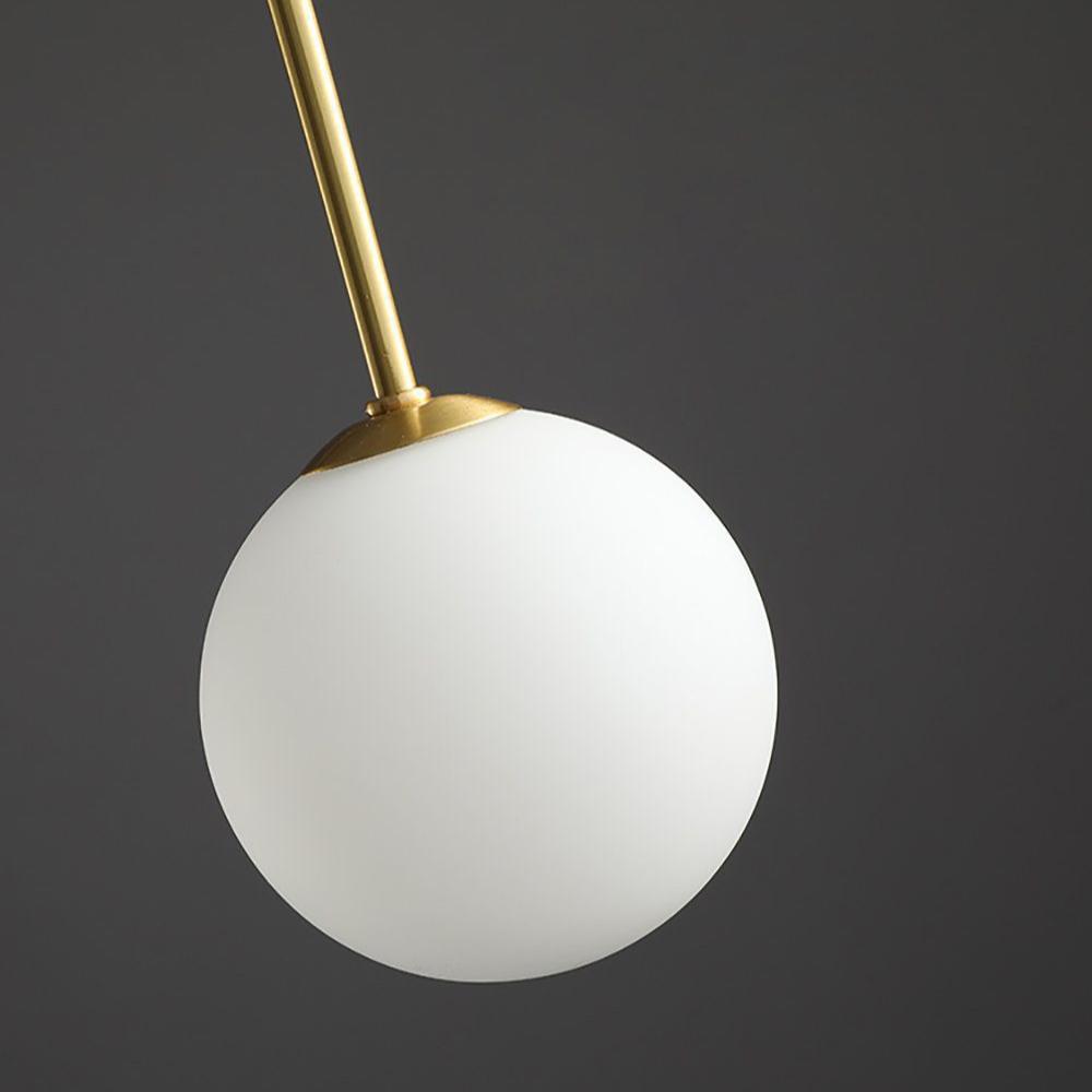 Nordic Gran Finale Nordic Witte Glas Metalen Hanglamp
