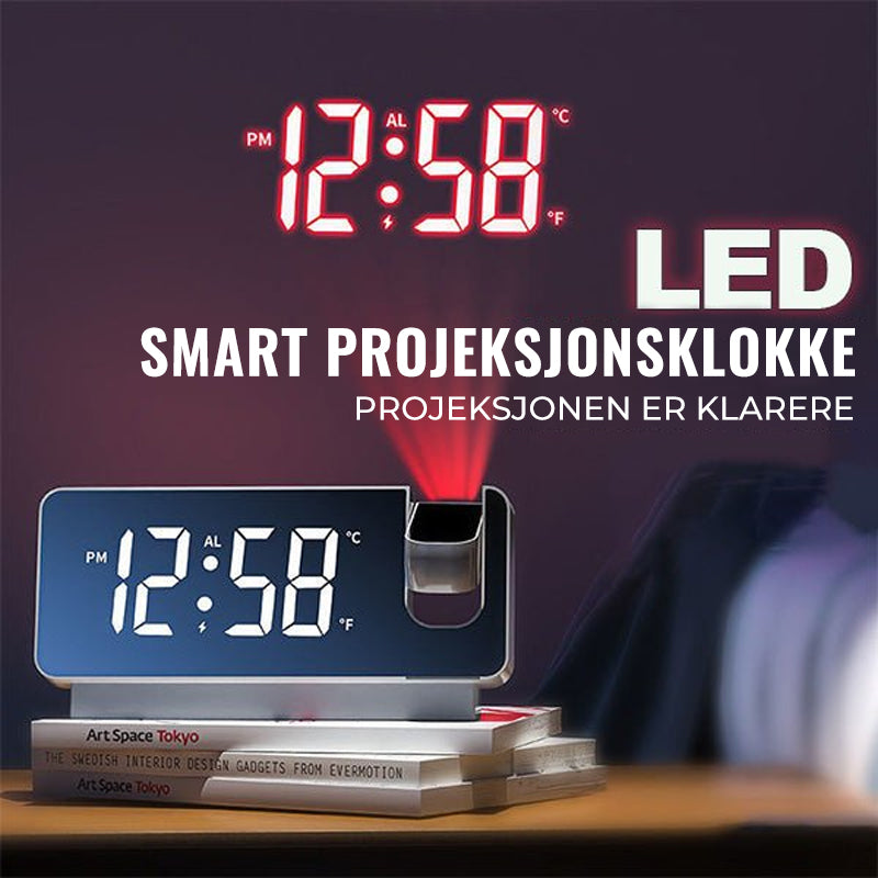 Slimme digitale projectieklok - Tijd op de muur of het plafond