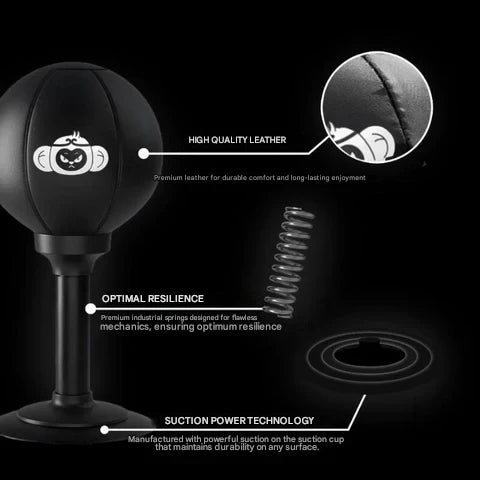 Skanto | Punching Ball met Sterke Zuigbasis - PowerStrike