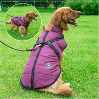 WoofGuard - Winterjack met geïntegreerde harnas