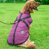WoofGuard - Winterjack met geïntegreerde harnas