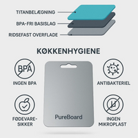 PureBoard | BPA-vrij titanium snijplank voor een gezonde keuken