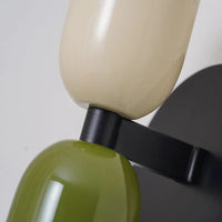 Moderne wandlamp in japandi-stijl
