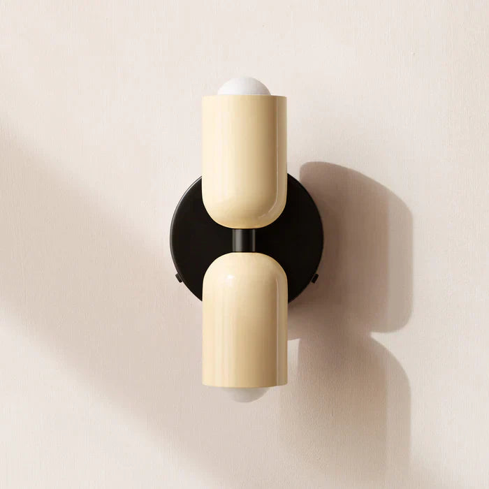 Moderne wandlamp in japandi-stijl