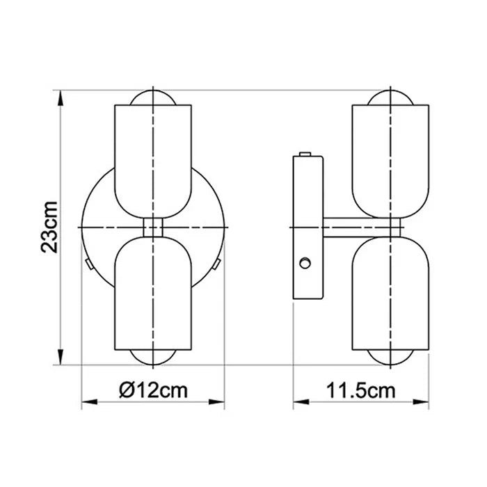 Moderne wandlamp in japandi-stijl