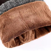 Leren Handschoenen Met Kasjmier Manchetten Voor Koude Winterweersomstandigheden