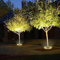 LED-verlichting voor bomen – Ronde 360° vloerlamp voor tuinen, paden en landschappen