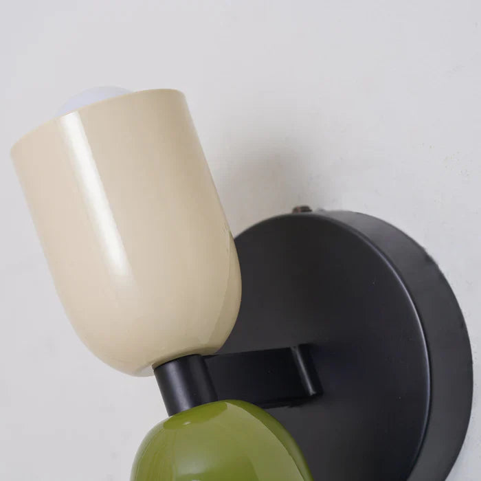 Moderne wandlamp in japandi-stijl