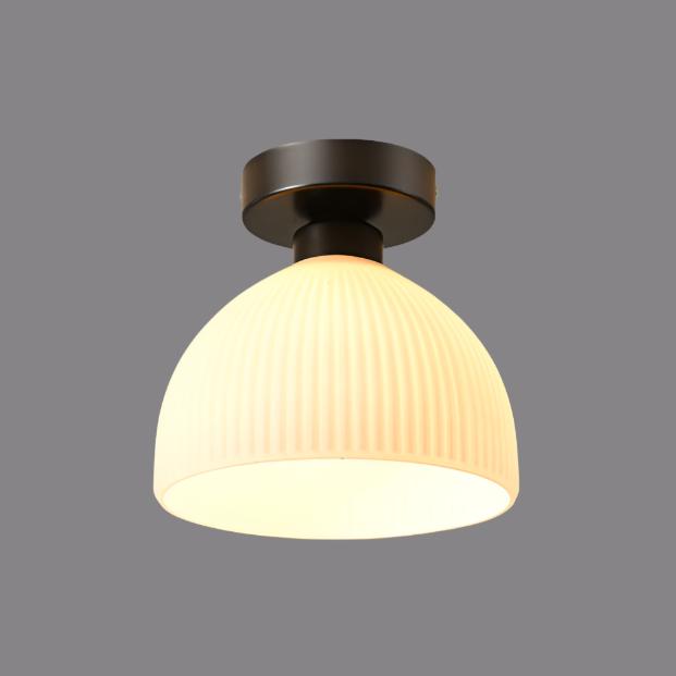 LumaDome Moderne Plafondlamp van Melkglas | Elegante Ontwerp | Perfect voor Woonruimtes