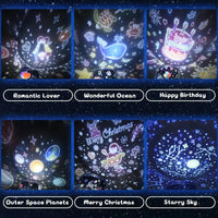 LED nachtlamp projector met afstandsbediening en muziek – lamp voor kinderen met sterren en timer
