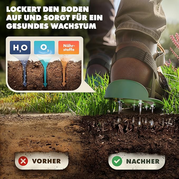 Grondbeluchter Schoenen | Grond Aerificeerder Schoenen | Groenstap